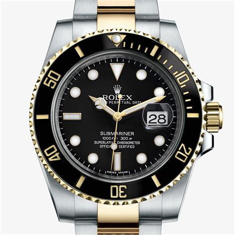 rolex submariner acciaio oro usato|rolex submariner stampata.